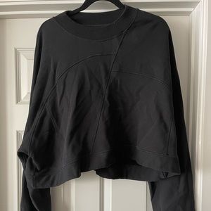 Lululemon cropped crew neck sweatshirt